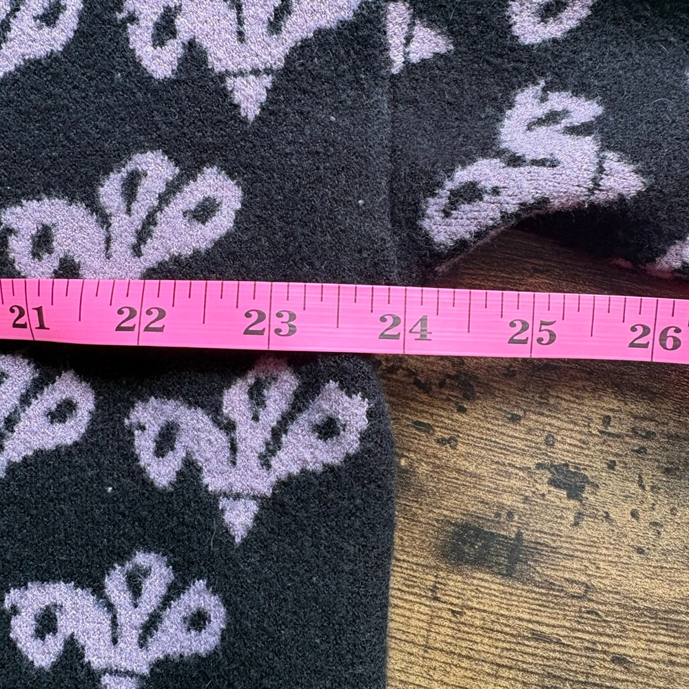 Women's‎ Gothic Black Pink Floral Cardigan L - Picture 4 of 4